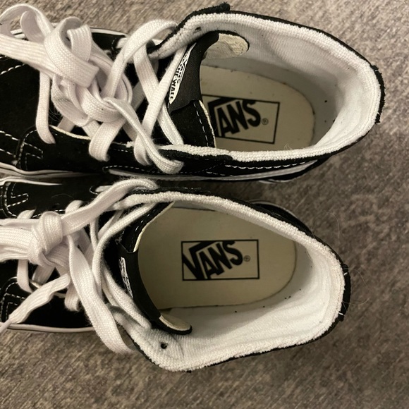 Vans Sk8 Hi Tapered Stackform black womans 5.5 - Picture 8 of 10